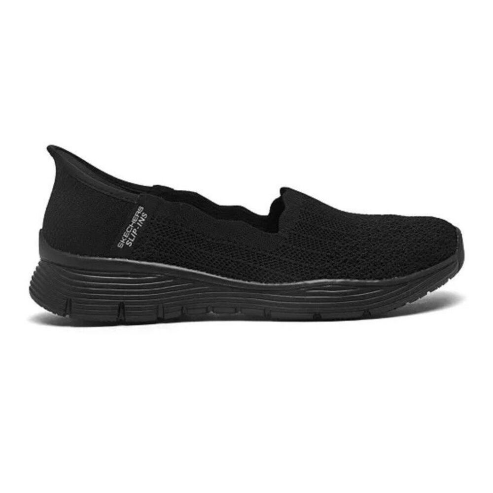 Skechers Slip-ins Seager Washable Shoes Women Size 7 Black Hands Free‎ Comfort